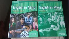 剑桥中学青少英语英版English in mind 2级别  教材加练习册