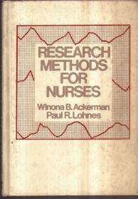 Research Methods for Nurses（英文原版）精装