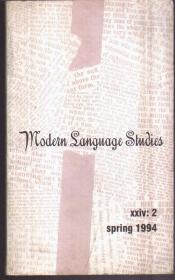 Modern Language Studies xxiv：2 Spring 1994（英文原版）