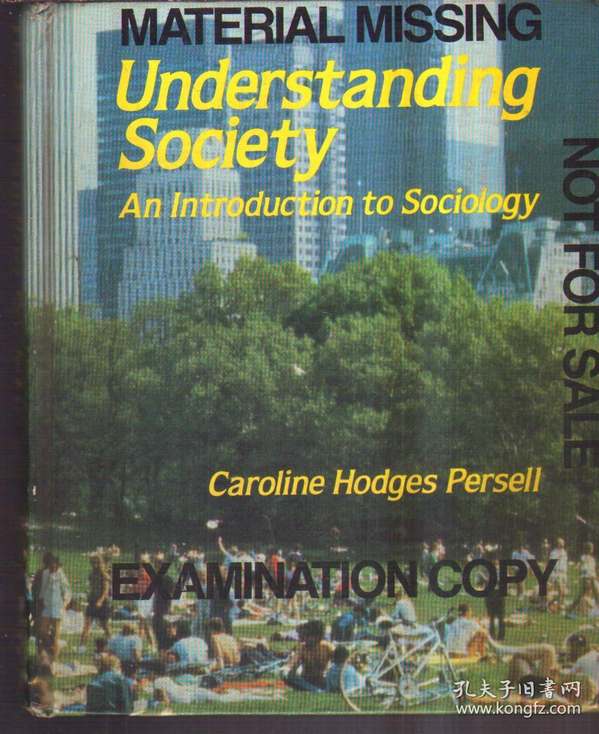Understanding Society：An Introduction to Sociology（英文原版）精装