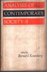 Analyses of Contemporary Society Ⅱ（英文原版）二手书