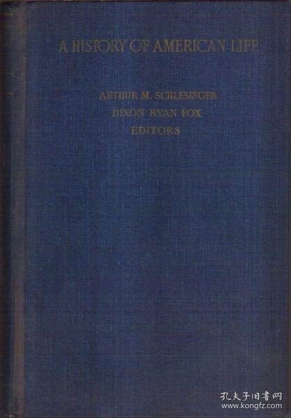 A History of American Life Vol.1 The Coming of The White Man 1492-1848（英文原版）精装