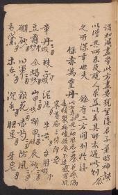 【复印件】 医方集抄106页彩印线装书籍