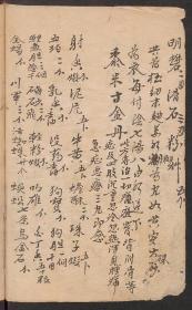 【复印件】 医方集抄106页彩印线装书籍