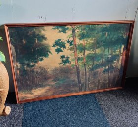名画复制品《森林风景》