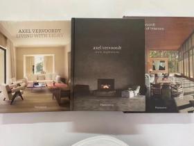 3本 Axel Vervoordt Portraits of Interiors 阿塞尔维伍德室内+Axel Vervoordt: Living with Light 阿塞尔·维伍德的设计 与光共处