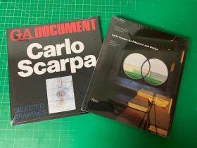 现货 Carlo Scarpa 卡罗.斯卡帕 （套装2本） 作品集/手稿草图