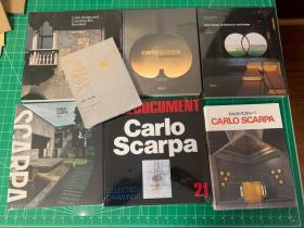 现货包邮 Carlo Scarpa 卡罗斯卡帕 全系列 套装7本英文版