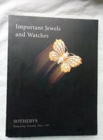 SOTHEBY'S：important jewels and watches（英文原版）