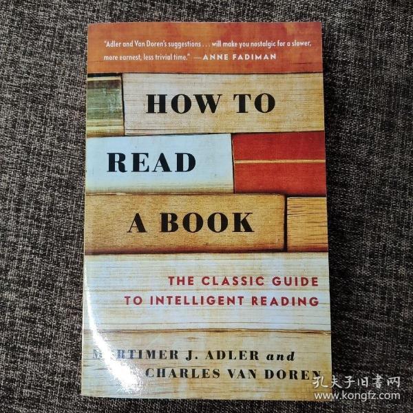 How to Read a Book：The Classic Guide to Intelligent Reading