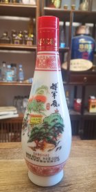 河北将车嶺（经典），40°460ml浓香型，白乳玻璃贴花工艺酒瓶