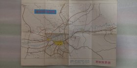 地图《西安旅游图》1985年12月第一版，第一次印刷；陕西人民美术出版社 编制；尺寸26×37厘米