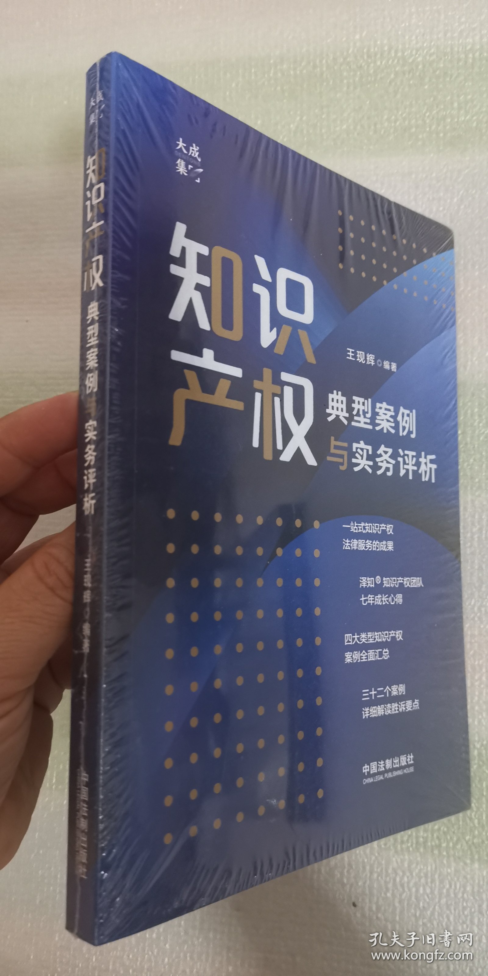 《知识产权典型案例与实务评析》中国法制出版社，作者：王现辉；全新。