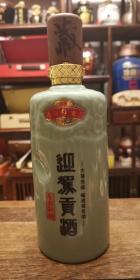 安徽迎驾贡酒“生态洞藏9年”，52°500ml浓香型，青瓷酒瓶