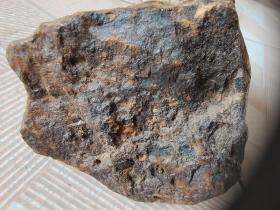 Mhs 7  、陨石，木化石陨石。 8*8*13   ㎝。