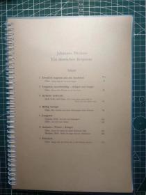 勃拉姆斯“德意志安魂曲”Ein deutsches Requiem, Op.45总谱