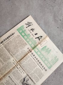 旧报纸；解放日报1979年3月12日星期一第10855号；上海党政领导同志冒雨抢种树苗