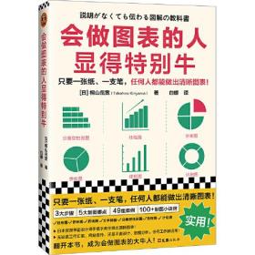 会做图表的人显得特别牛（只要一张纸、一支笔，任何人都能做出清晰图表！柱形图、饼状图、折线图、流程图、数值一览表…）