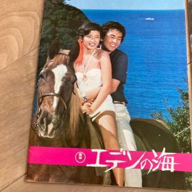 山口百惠写真集 伊甸园之海 场刊 三浦友和 エデンの海