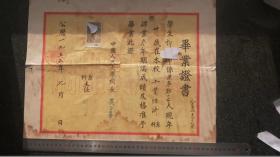 34）1955年中国人民大学《毕业证书》（辽宁省鞍山市人）--校长吴玉章签章