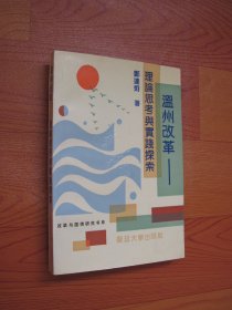 温州改革——理论思考与实践探索