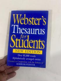 WEBSTER'S THESAURUS FOR STUDENTS