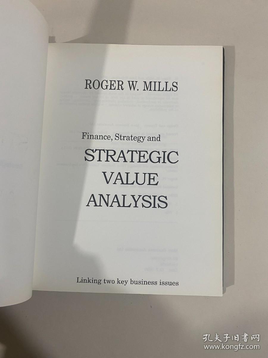 STRATEGIC VALUE ANALYSIS