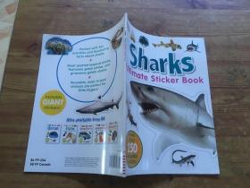 sharks ultimate sticker book （货号a108)