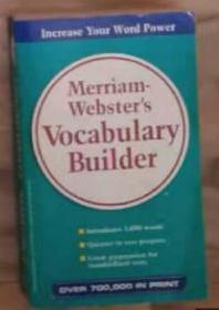 英文原版 Merriam-Webster's Vocabulary Builder