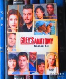 DVD-实习医生格蕾 Grey's Anatomy 第1-3季 15张DVD光盘 少第3季第二张