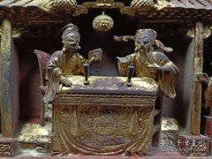 清代老木雕【汾阳府~郭子仪祝寿】老花板 老摆件民俗怀旧老物件