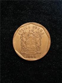 1996年50分硬币 全新UNC 17.2mm 外国硬币双羊铜币