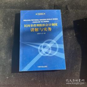 民间非营利组织会计制度讲解与实务——民间非营利组织会计制度培训用书