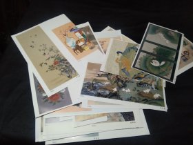 买满就送，画片19张（书刊切页，尺寸不一），当代韩国画家的一些绘画作品（2012年度）