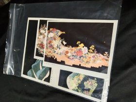 买满就送，画片， 日本染织名家，和服留袖图案一组，几十张