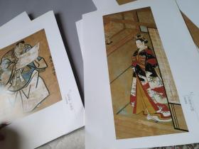 买满就送 日本浮世绘图片25张，《宽文美人与菱川派，鸟居派与怀月堂派的美人画》， 菱川师宣  菱川师重  菱川师平 怀月堂安度  等人的作品  秋草美人图，游里风俗图，花持美人图，闻香美人图，吉原游兴图屏风，樱下酒宴图，观梅美人图等
