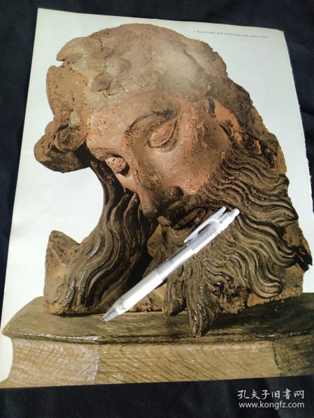 买满就送，书刊内页一张，雕塑《基督之头颅》（基督之首）