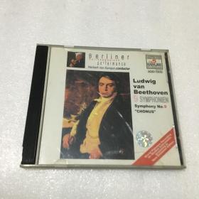 CD：《贝多芬第九交响曲》(Beethoven Symphony No.9) /柏林爱乐乐团 Berliner Philharmoniker/卡拉扬 Herbert von Karajan