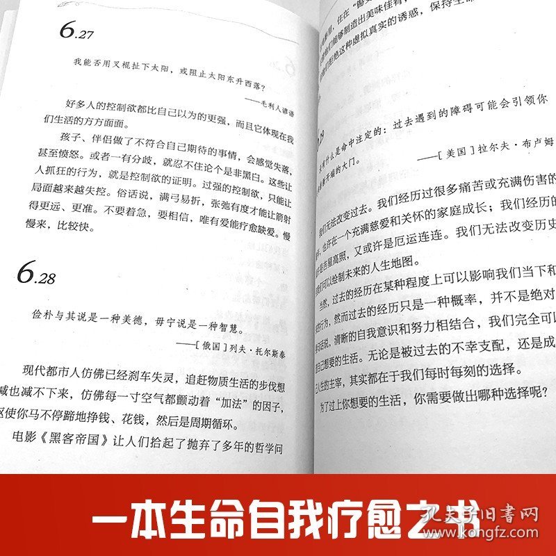 减压：365日枕边心灵抚慰迷人小句 缓解焦虑自控力情绪急救情绪控制方法和压力做朋友与自己和解解压静心情绪管理书籍