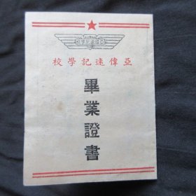 1952年毕业证书——如图