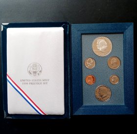 米国艾帅总统诞辰100周年精制银纪念币一套.