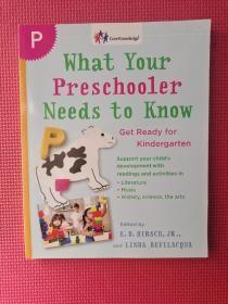 What Your Preschooler Needs to Know:  Get Ready for Kindergarten