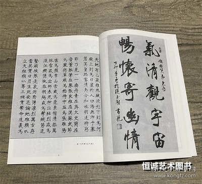 楷行书章法一百例 毛笔字帖楷书行书书法技法 书法作品临摹范本