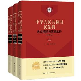 《中华人民共和国民法典》条文精释与实案全析（珍藏版）