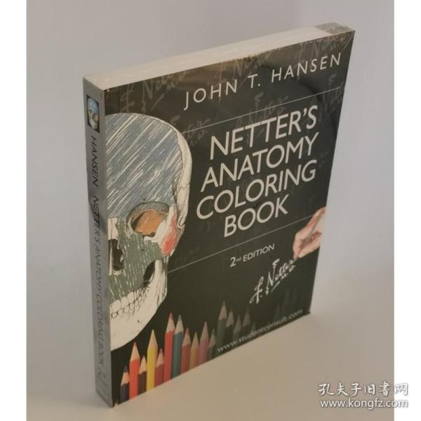 Netter's Anatomy Coloring Book 奈特解剖学练习册 第2版