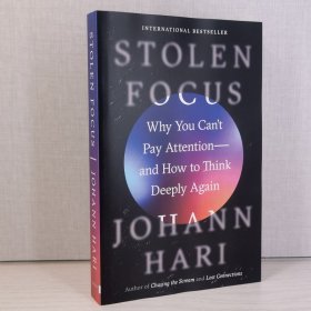 Stolen Focus: Why You Can't Pay Attention--and How to Think Deeply Again Paperback – January 24, 2023 by Johann Hari (Author)