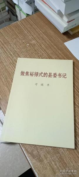 做焦裕禄式的县委书记：小字本