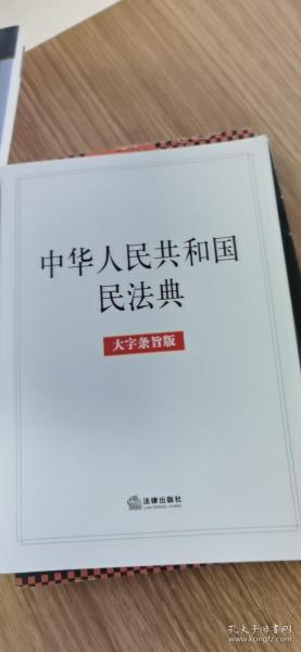 中华人民共和国民法典（大字条旨版）