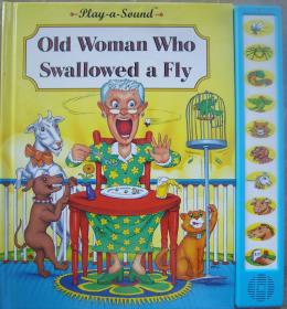 Old Woman Who Swallowed a Fly 老妇人吞苍蝇  原版发声玩具书