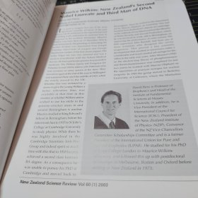 外文杂志New Zealand Science Review 2003